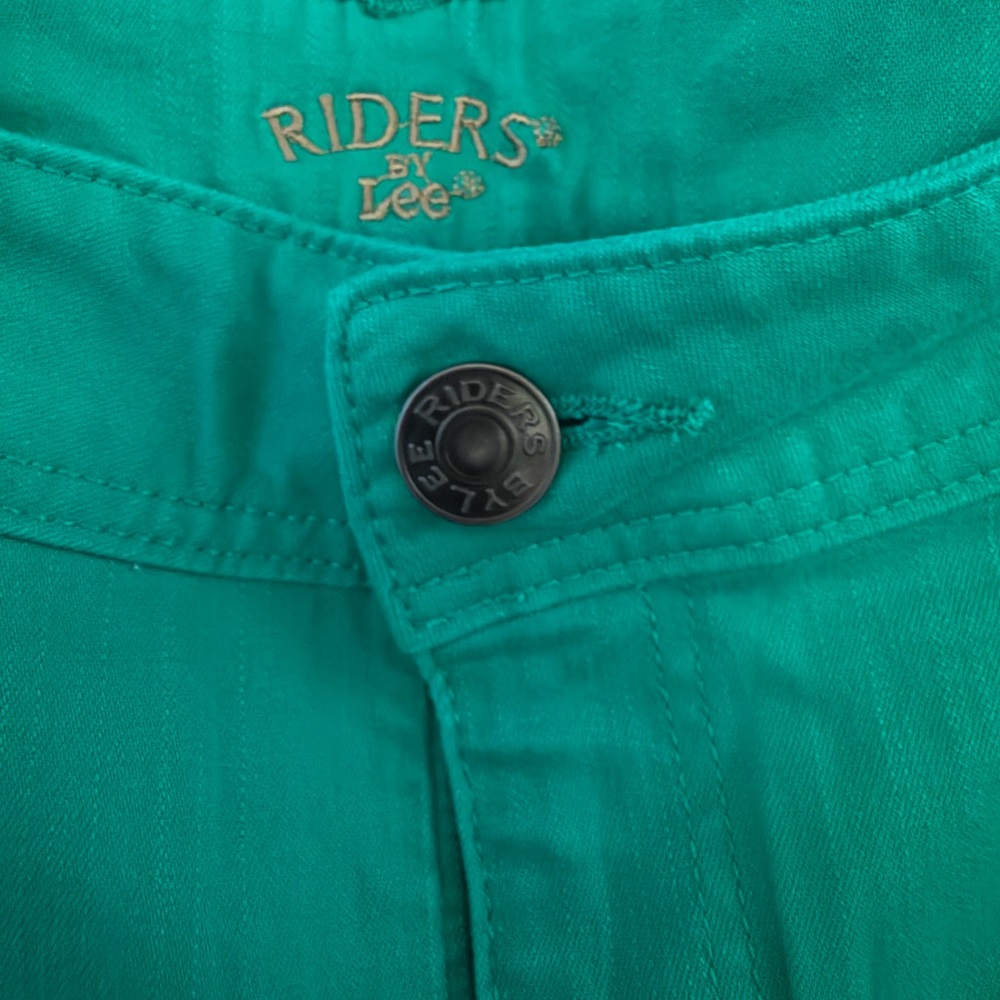 Lee Riders Green Pants Jeans - Picture 3 of 5